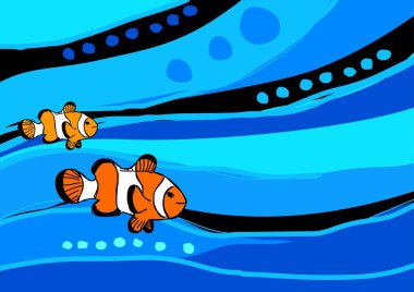 Clown Fish clipart