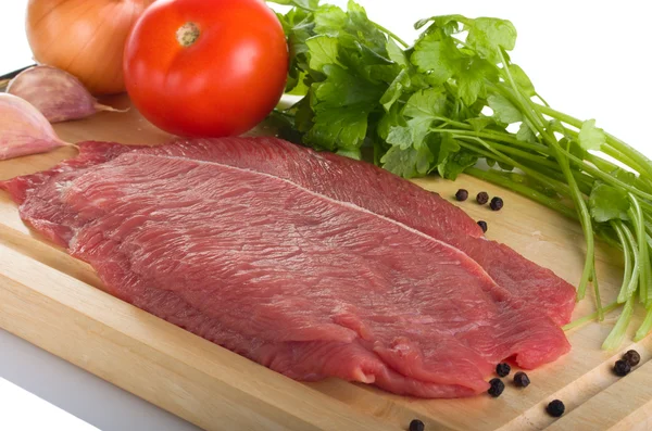 stock image Fresh raw beef steak