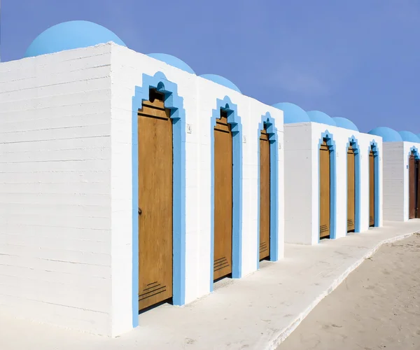 stock image Cabins on the beach