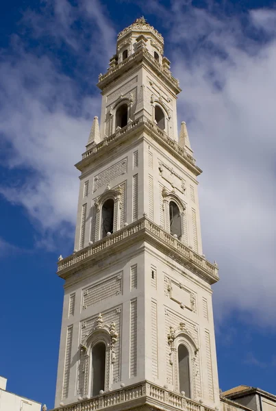 Toren van de kathedraal in lecce, Italië — Stockfoto