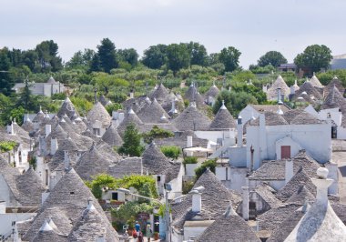 Görünüm Alberobello Apulia, İtalya