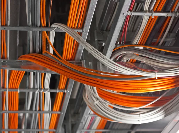 Montón de cables de red — Foto de Stock
