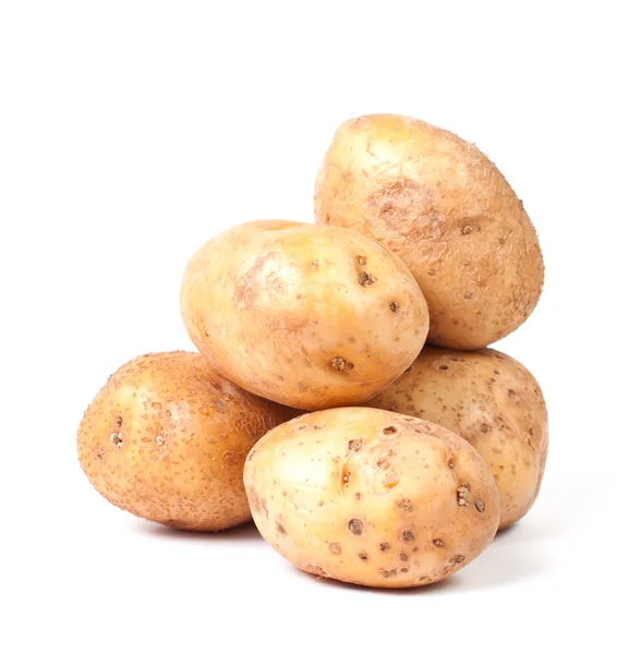 Yellow potato group — Stock Photo, Image