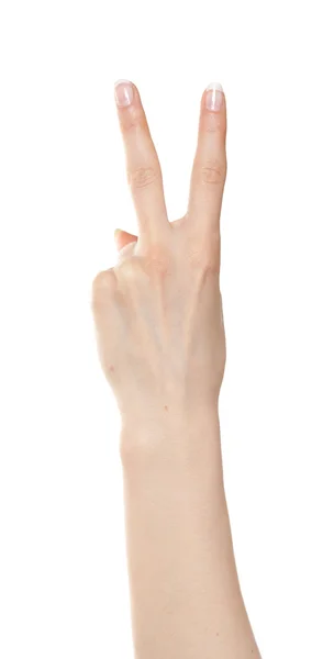 Mujer mano número dos — Foto de Stock