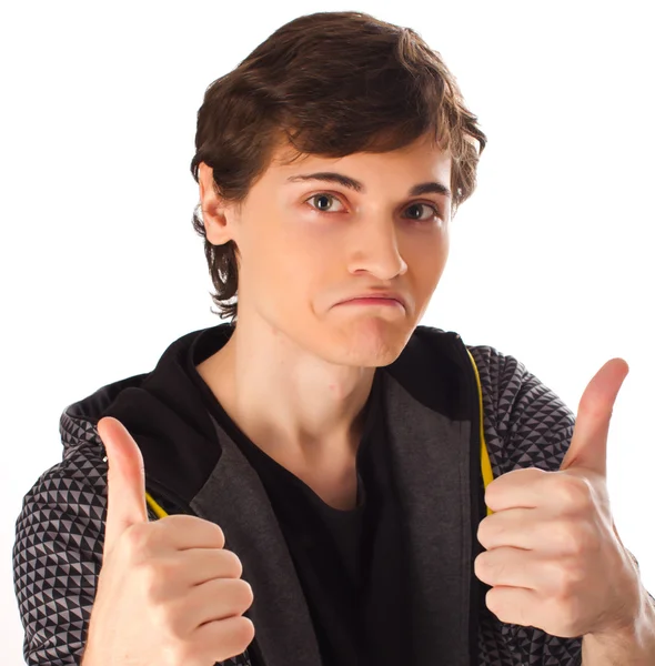 You're really good! Thumbs up! — Stock Photo, Image