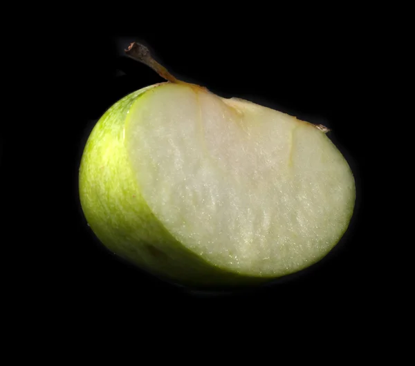 Fatia de maçã verde — Fotografia de Stock