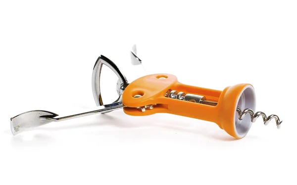 Orange corkscrew — Stock Photo, Image