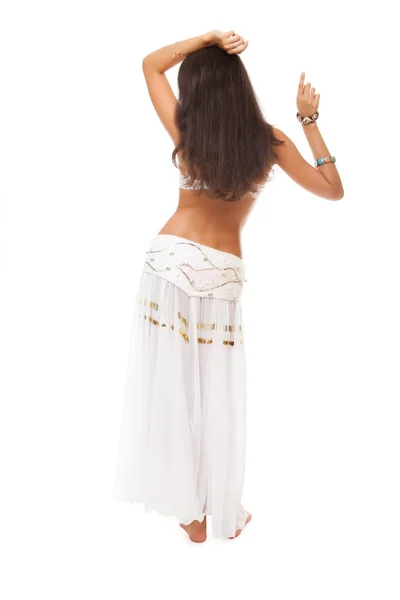 Belly dancer from the back — Stock Photo, Image