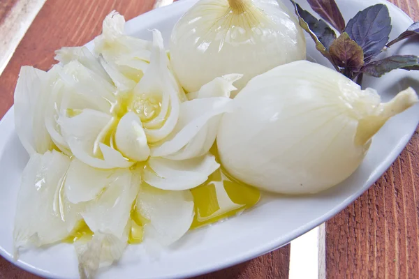 Boiled onion — Stock Photo, Image