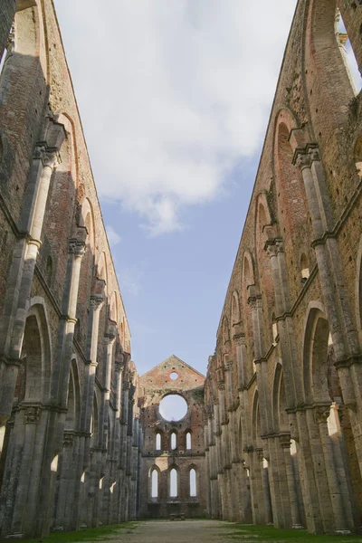 Klostret San Galgano — Stockfoto