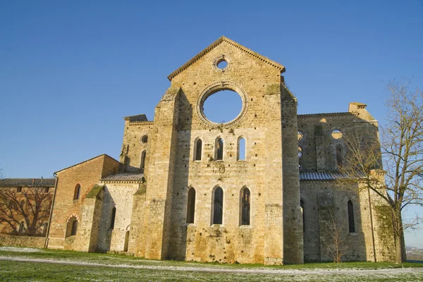 Klostret San Galgano — Stockfoto