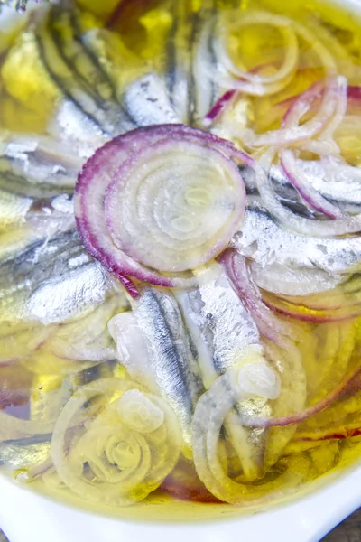 Çiğ balık tabağı — Stok fotoğraf