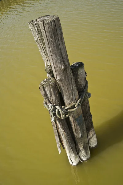 stock image Palo for mooring boats