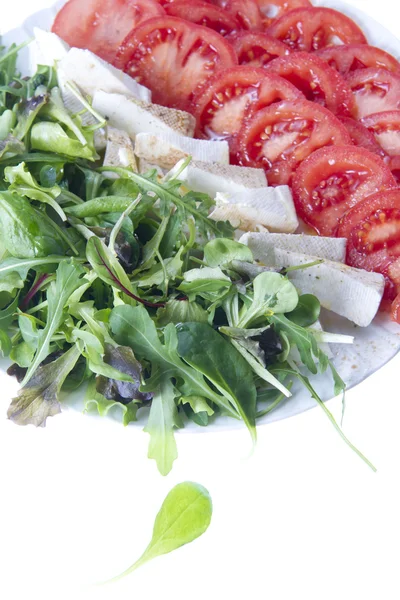 Триколорный салат — стоковое фото