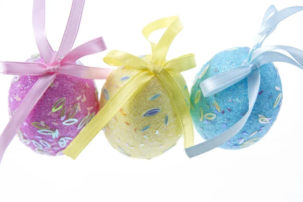 stock image Easter egg with colorful bow