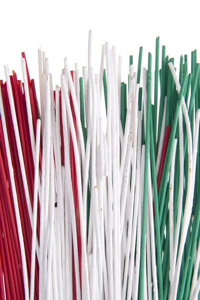 Tricolor italiano — Fotografia de Stock