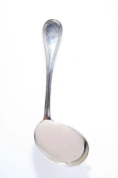 Medicine in spoon — Stock Photo, Image