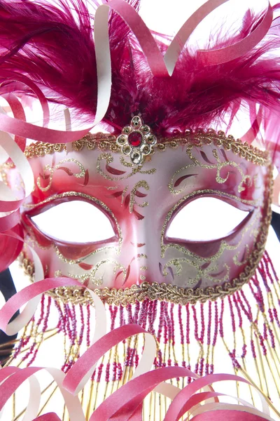 Venice mask with confetti — Stock Photo, Image