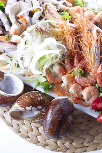 Deniz ürünleri tabağı — Stok fotoğraf