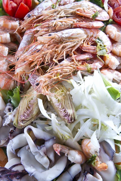 Deniz ürünleri tabağı — Stok fotoğraf