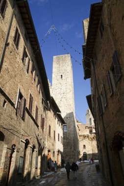 San gimignano Toskana İtalya