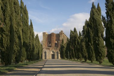 Abbey san galgano Toskana İtalya