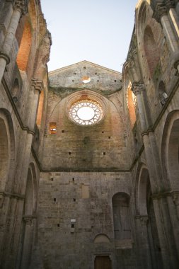 Abbey san galgano Toskana İtalya