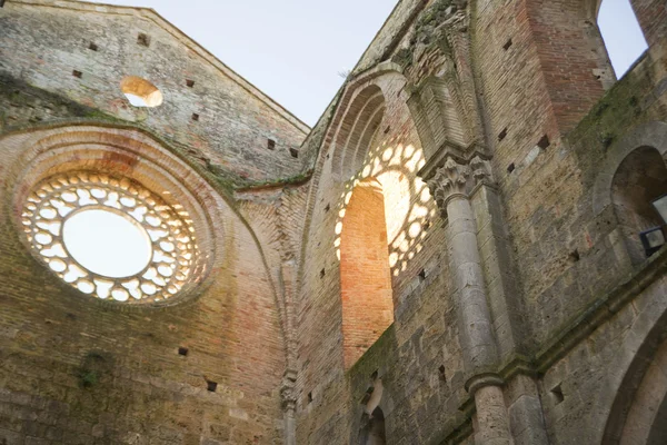 Abbaye de San Galgano Toscane Italie — Photo