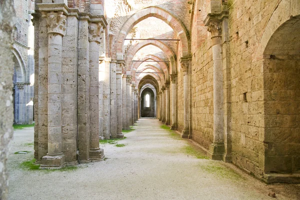 Abbey san galgano Toskana İtalya — Stok fotoğraf
