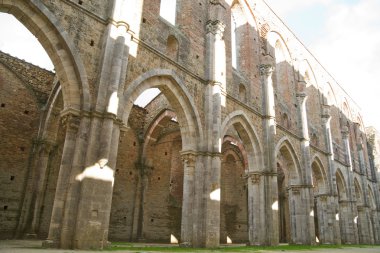 Abbey san galgano Toskana İtalya