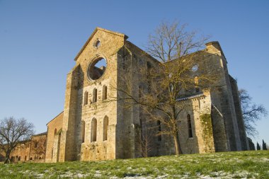 Abbey san galgano Toskana İtalya