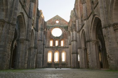 Abbey san galgano Toskana İtalya