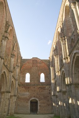 Abbey san galgano Toskana İtalya