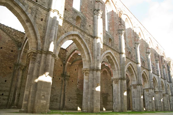 Abtei von san galgano toskana italien — Stockfoto