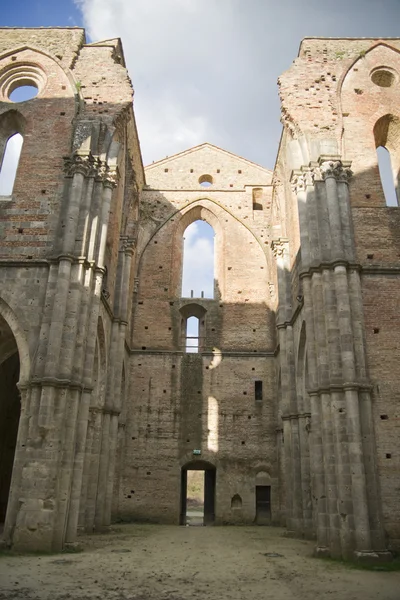 Abbey of san galgano tuscany italy — Stock Photo, Image