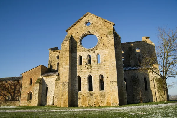 Abadia de San Galgano Toscana itália — Fotografia de Stock