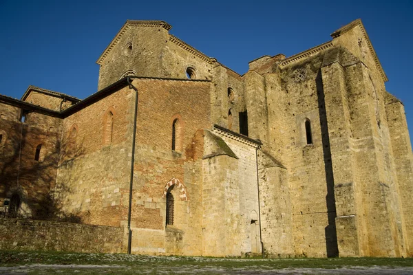 Abadía de san galgano toscano — Foto de Stock