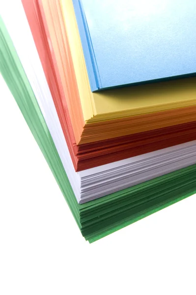 Stack of colored paper — Stock Photo, Image