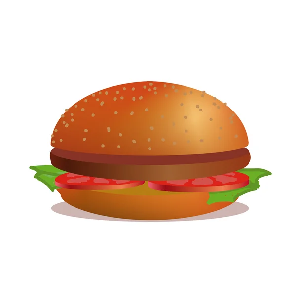 Hamburger — Stockový vektor