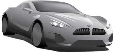 Sport car isolated clipart