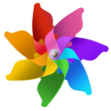 Rainbow whirligig