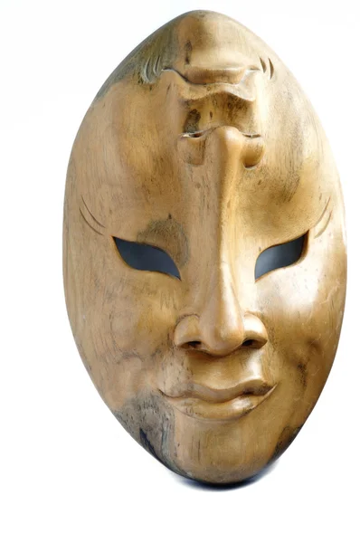Houten masker — Stockfoto