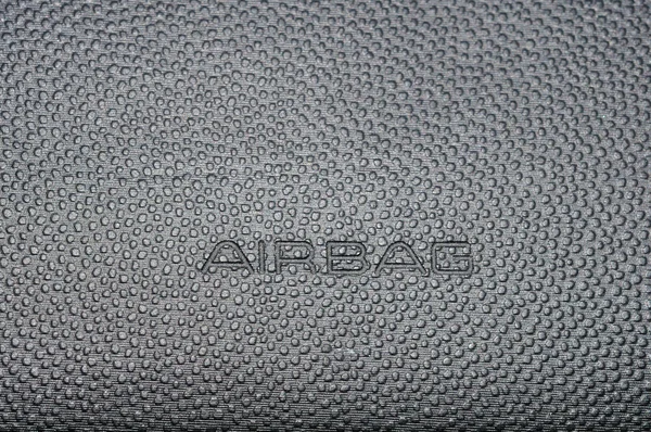 Airbag tecken — Stockfoto