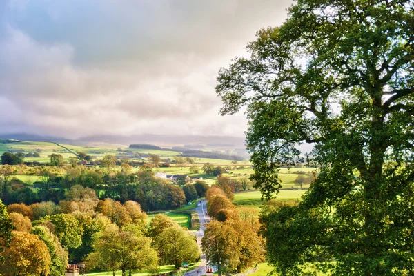 Englische Landschaft im Herbst — Stockfoto