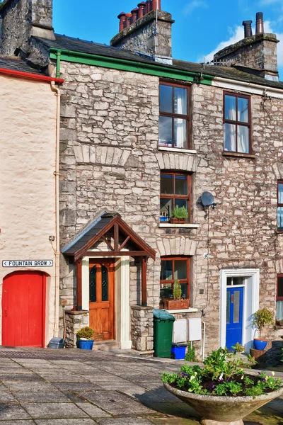 Traditional terraced cottages, Kendal — Stock Photo, Image