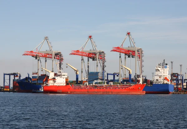 Przemysłowa port morski — Zdjęcie stockowe