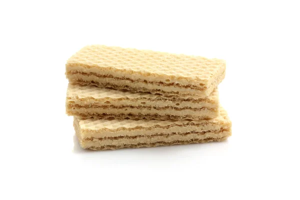 Wafers isolated in white background — Stock Photo, Image