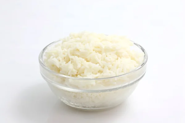 Stock image Rice isolated in white background