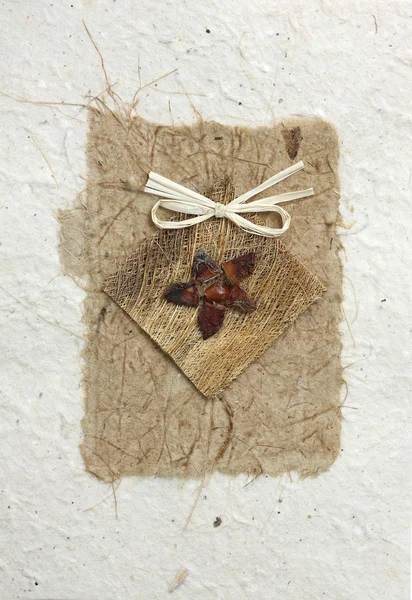 Papercraft 꽃 giftbox — 스톡 사진