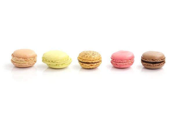Macarons isolated in white background — Stock Photo, Image